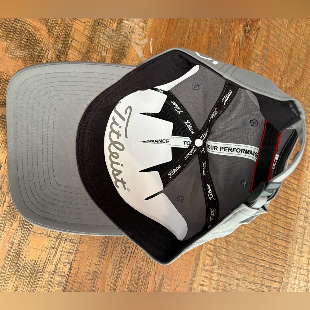 Titleist Charcoal Cap with White Logo - Picture 5 of 5